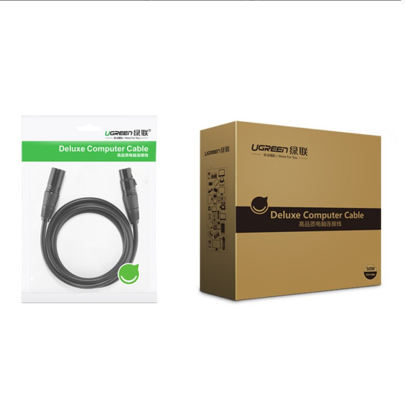 Garso ilgintuvas XLR mikrofonui, 3m, juodas