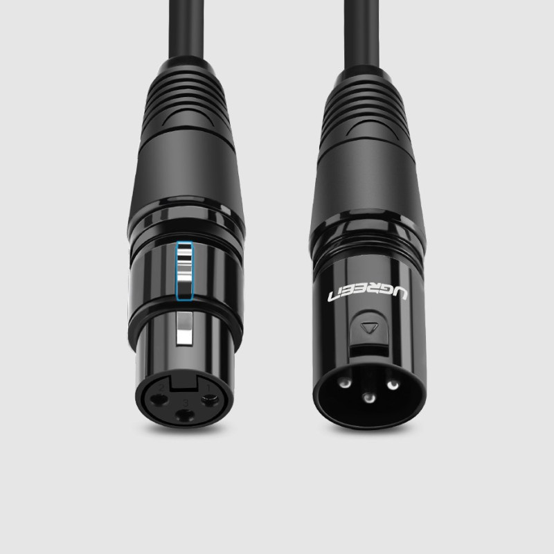 Garso ilgintuvas XLR mikrofonui, 3m, juodas