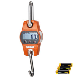 Komercinės kablio svarstyklės medžiotojams SBS-KW-300/100-O LCD iki 300kg
