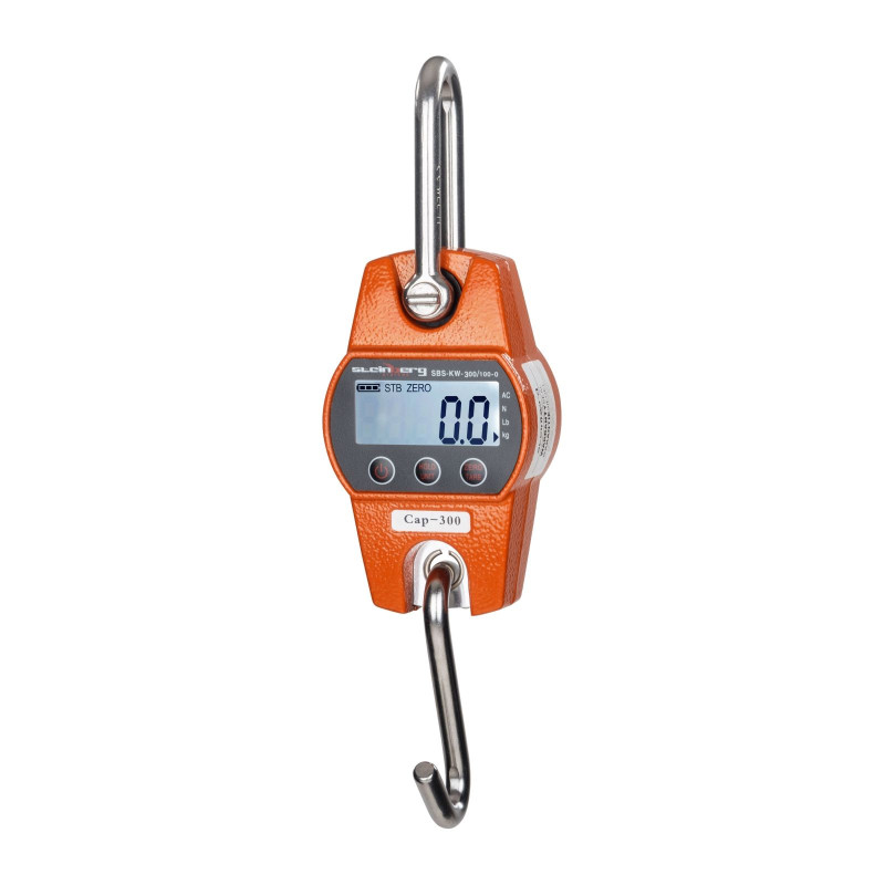 Komercinės kablio svarstyklės medžiotojams SBS-KW-300/100-O LCD iki 300kg