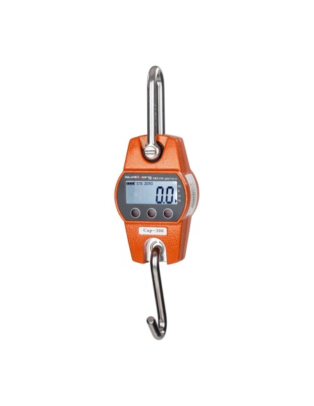 Komercinės kablio svarstyklės medžiotojams SBS-KW-300/100-O LCD iki 300kg Komercinės kablio svarstyklės medžiotojams SBS-KW-300/100-O LCD iki 300kg