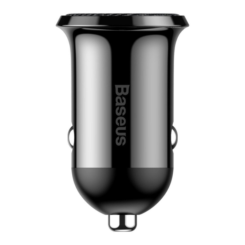 Grain PRO 2x USB 4.8A automobilinis įkroviklis, juodas