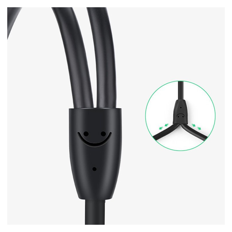 Garso kabelis USB-C kištukas - 2RCA kištukas 1,5 m pilka