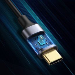
Garso kabelis USB-C kištukas - 2RCA kištukas 1,5 m pilka
