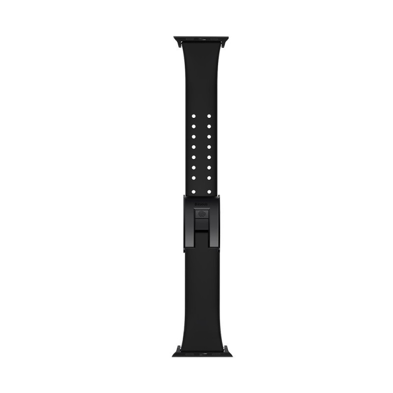 Apyrankė su dirželiu, skirta Apple Watch 3/ 4/ 5/ 6/ SE 38-40mm Slip-Thru Black
