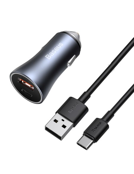 Greitas automobilinis įkroviklis 40W PD QC USB-C / USB + USB-C laidas pilkas
 
Greitas automobilinis įkroviklis 40W PD QC USB-C / USB + USB-C laidas pilkas
