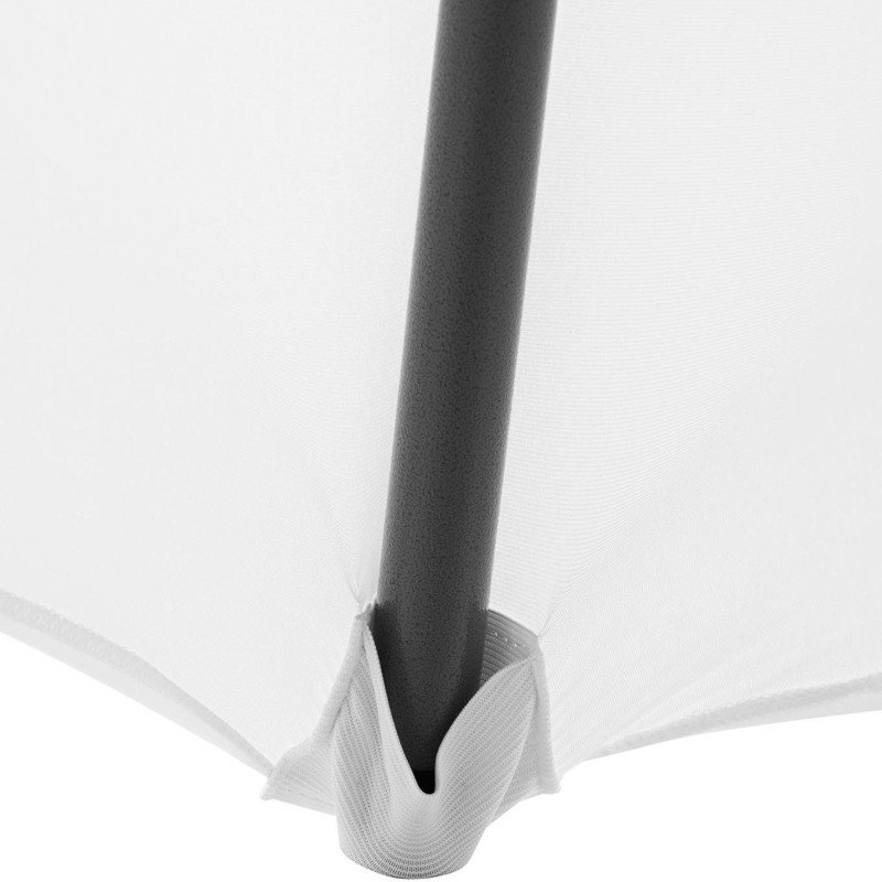 Universalus lankstus užvalkalas ovalo formos stalui. 150 cm baltos spalvos
