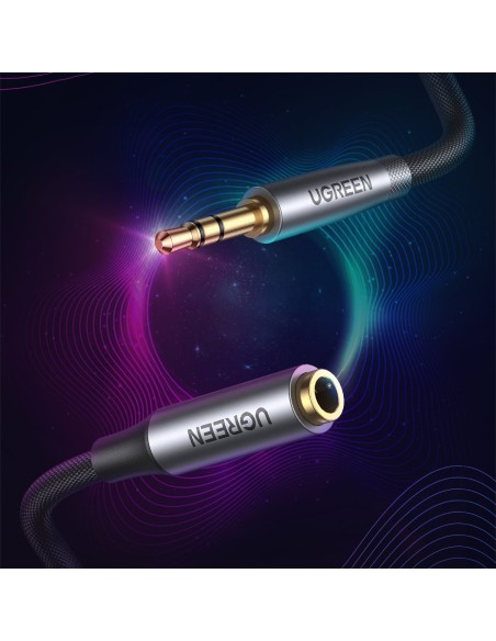 
Prailginamasis laidas AUX kabeliui 3,5 mm mini lizdas 1 m
