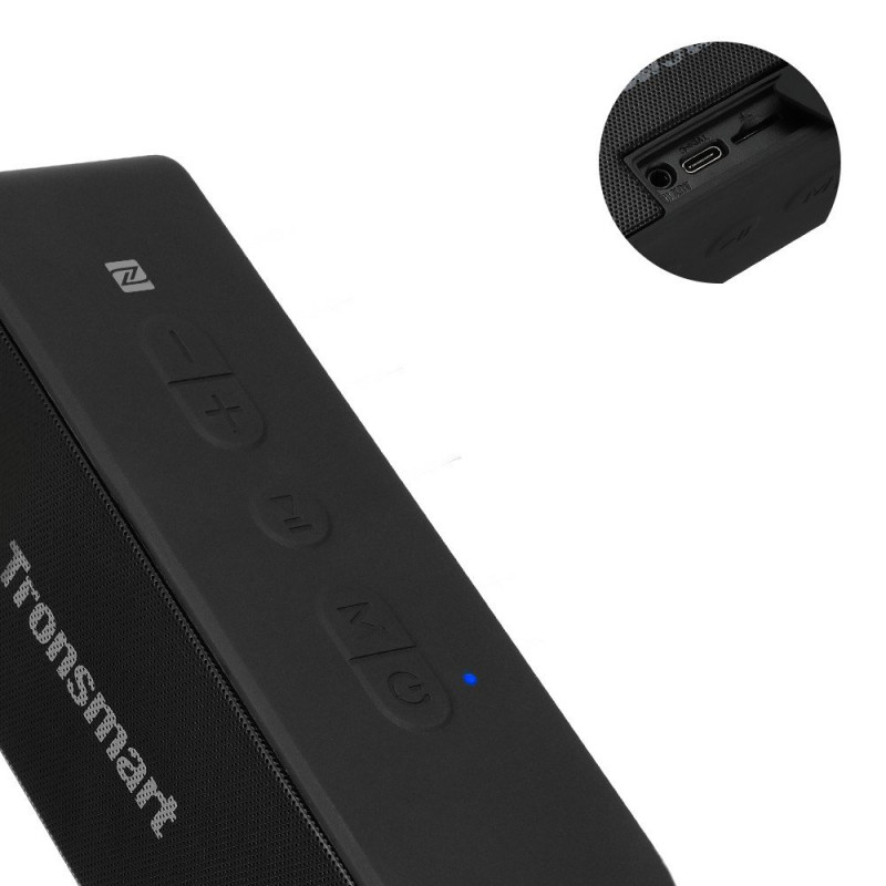 Element T2 Plus 20W belaidė Bluetooth garsiakalbė juoda
