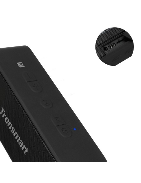 Element T2 Plus 20W belaidė Bluetooth garsiakalbė juoda Element T2 Plus 20W belaidė Bluetooth garsiakalbė juoda