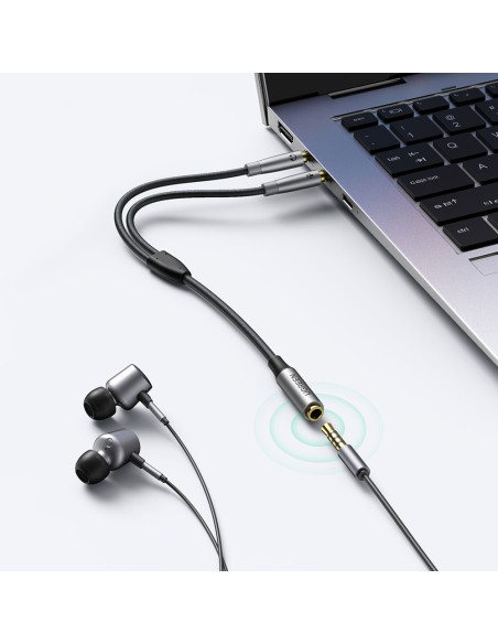 AUX kabelio skirstytuvas 3,5 mm lizdas ausinėms ir mikrofono kištukinis 20 cm juodas
 
AUX kabelio skirstytuvas 3,5 mm lizdas ausinėms ir mikrofono kištukinis 20 cm juodas