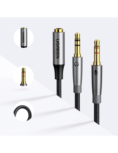 AUX kabelio skirstytuvas 3,5 mm lizdas ausinėms ir mikrofono kištukinis 20 cm juodas
 
AUX kabelio skirstytuvas 3,5 mm lizdas ausinėms ir mikrofono kištukinis 20 cm juodas