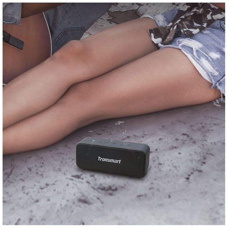 Element T2 Plus 20W belaidė Bluetooth garsiakalbė juoda