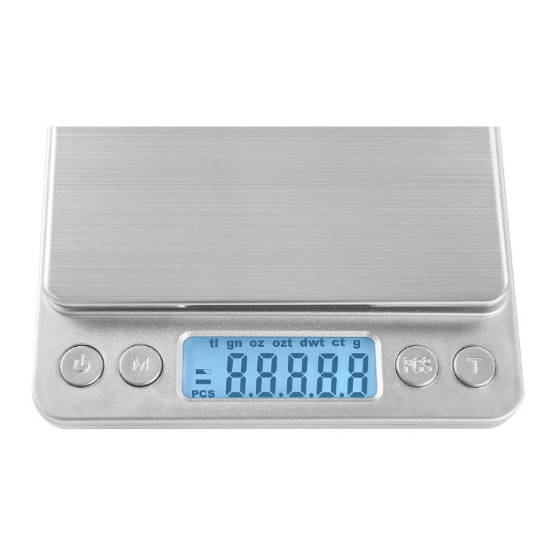 Tikslios papuošalų svarstyklės SBS-TW-3000/100 iki 3000g / 0,1g