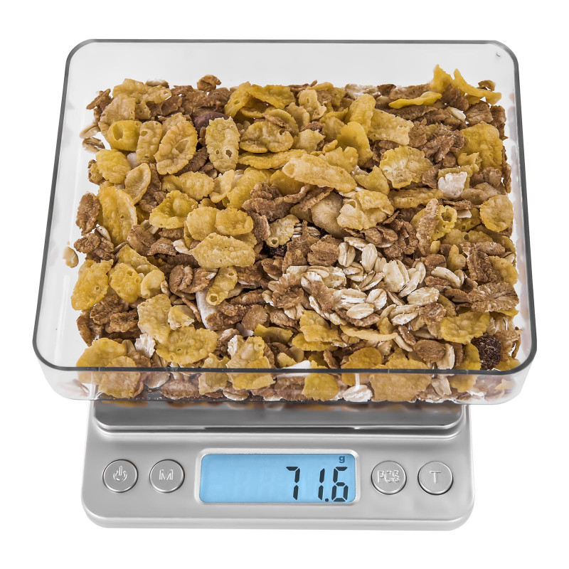 Tikslios papuošalų svarstyklės SBS-TW-3000/100 iki 3000g / 0,1g