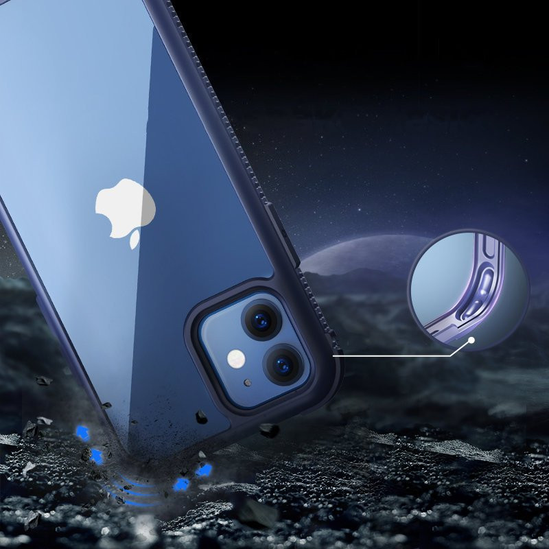 Šarvuotas patvarus dėklas iPhone 12 Pro Max Fregate Series žalias