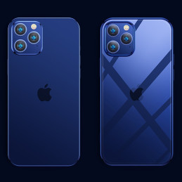 
NBS itin plonas skaidrus dėklas su metaliniu rėmeliu, skirtas iPhone 12 mini black
