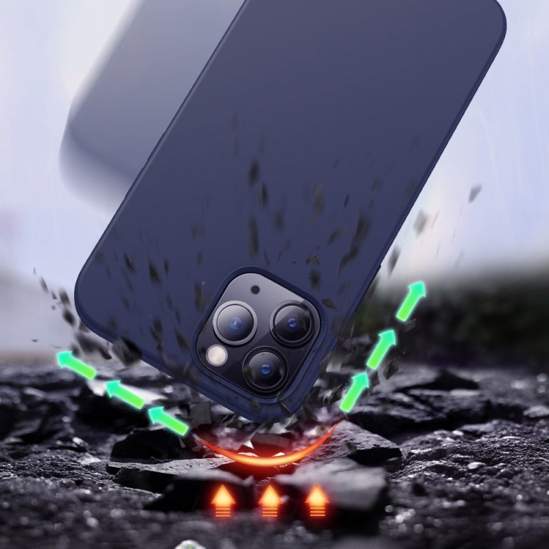 Apsauginis dėklas iPhone 12 Pro Max Color Series mėlynai