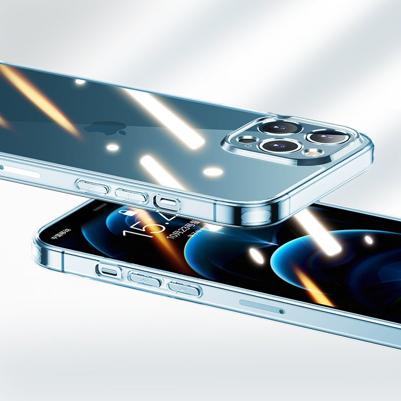 Apsauginis šarvuotas dėklas iPhone 12 Pro Max Crystal Series skaidrus