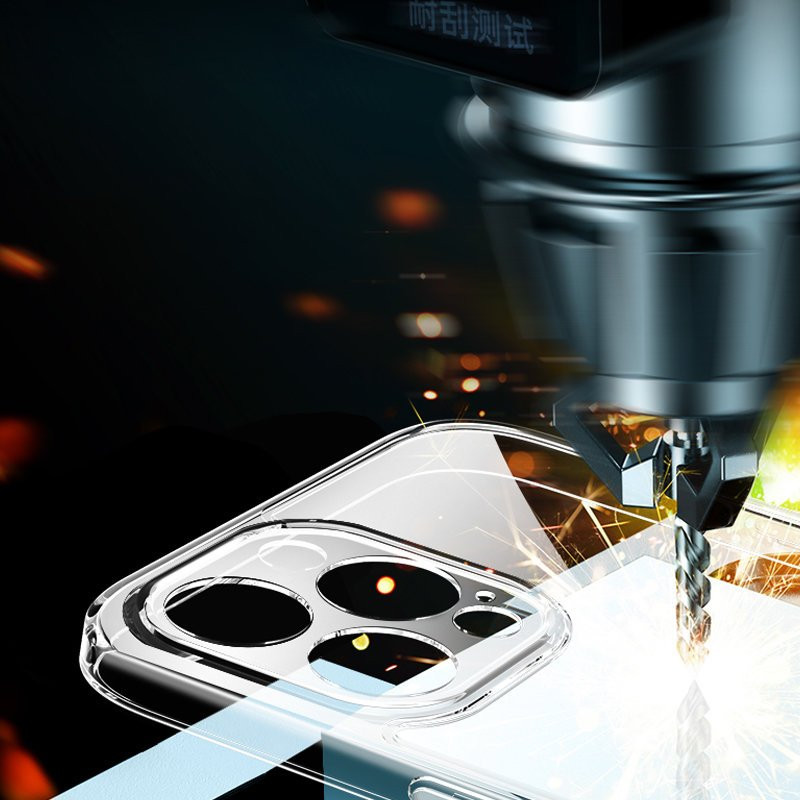 Apsauginis patvarus dėklas iPhone 12 Pro Max Crystal Series skaidrus