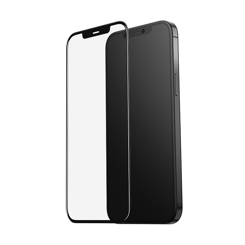 
2.5D viso ekrano žaidimų grūdintas stiklas, skirtas iPhone 12 mini Knight Series juodas
