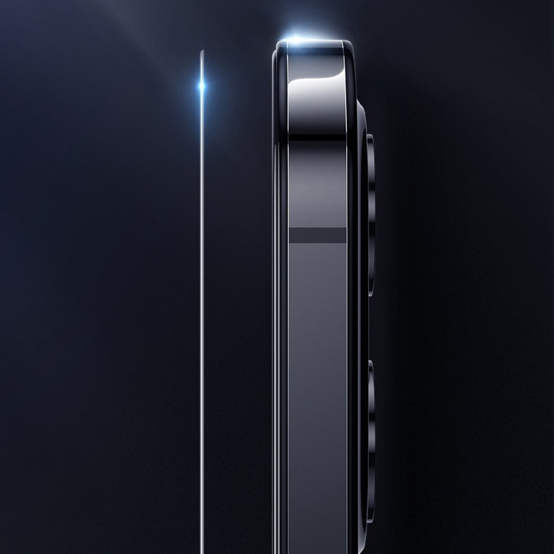 2.5D viso ekrano žaidimų grūdintas stiklas, skirtas iPhone 12 mini Knight Series juodas