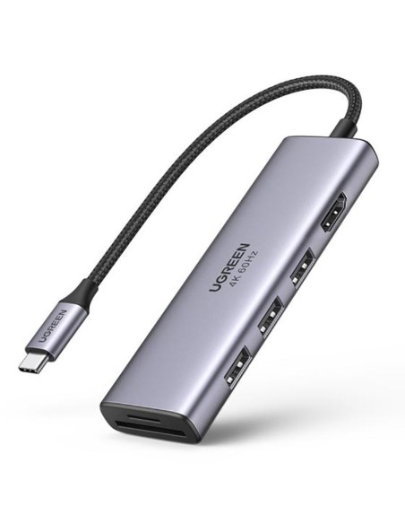 6 viename daugiafunkcis USB-C HUB – 3x USB HDMI 4K SD ir TF kortelių skaitytuvas pilkas
 
6 viename daugiafunkcis USB-C HUB – 3x USB HDMI 4K SD ir TF kortelių skaitytuvas pilkas