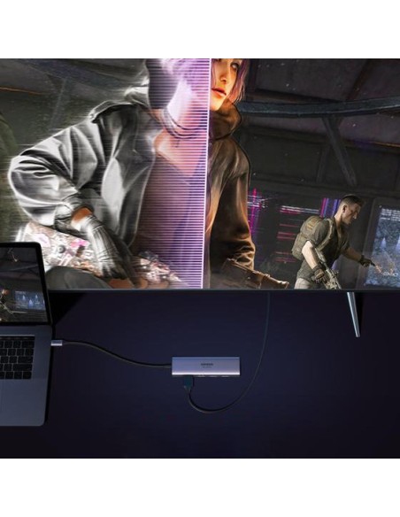 6 viename daugiafunkcis USB-C HUB – 3x USB HDMI 4K SD ir TF kortelių skaitytuvas pilkas
 
6 viename daugiafunkcis USB-C HUB – 3x USB HDMI 4K SD ir TF kortelių skaitytuvas pilkas