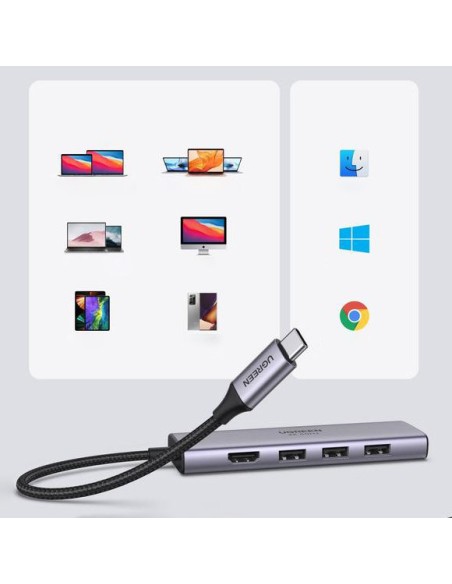 6 viename daugiafunkcis USB-C HUB – 3x USB HDMI 4K SD ir TF kortelių skaitytuvas pilkas
 
6 viename daugiafunkcis USB-C HUB – 3x USB HDMI 4K SD ir TF kortelių skaitytuvas pilkas