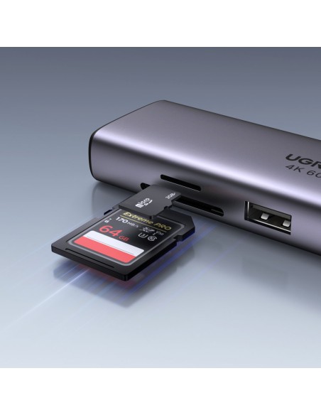 7 viename daugiafunkcis USB-C HUB – 2x USB HDMI 4K SD ir TF kortelių skaitytuvas USB-C RJ45 1Gbps pilka
 
7 viename daugiafunkcis USB-C HUB – 2x USB HDMI 4K SD ir TF kortelių skaitytuvas USB-C RJ45 1Gbps pilka