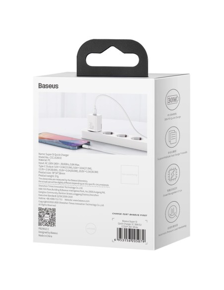 Itin greitas Si 1C USB-C 30W PD QC sieninis įkroviklis baltas
 
Itin greitas Si 1C USB-C 30W PD QC sieninis įkroviklis baltas