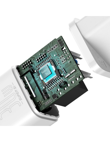 Itin greitas Si 1C USB-C 30W PD QC sieninis įkroviklis baltas
 
Itin greitas Si 1C USB-C 30W PD QC sieninis įkroviklis baltas