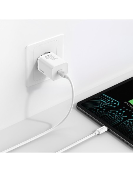 Itin greitas Si 1C USB-C 30W PD QC sieninis įkroviklis baltas
 
Itin greitas Si 1C USB-C 30W PD QC sieninis įkroviklis baltas