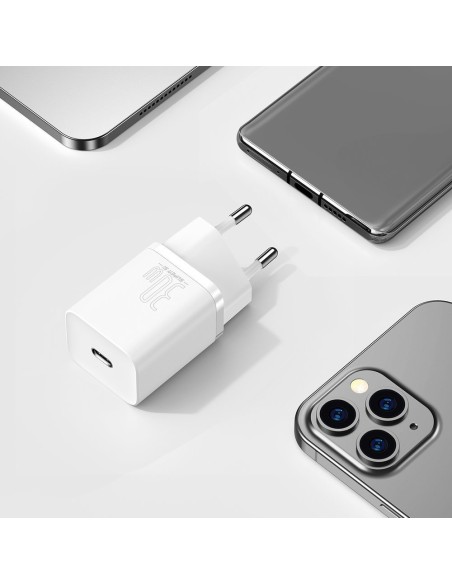 Itin greitas Si 1C USB-C 30W PD QC sieninis įkroviklis baltas
 
Itin greitas Si 1C USB-C 30W PD QC sieninis įkroviklis baltas