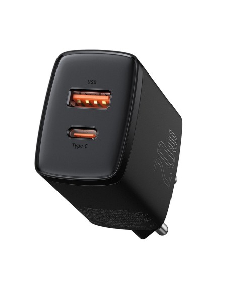 Kompaktiškas USB greitas įkroviklis USB-C 20W 3A PD QC 3.0 juodas
 
Kompaktiškas USB greitas įkroviklis USB-C 20W 3A PD QC 3.0 juodas