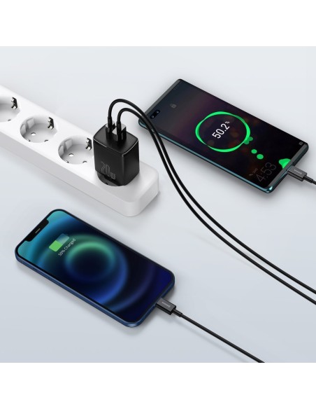Kompaktiškas USB greitas įkroviklis USB-C 20W 3A PD QC 3.0 juodas
 
Kompaktiškas USB greitas įkroviklis USB-C 20W 3A PD QC 3.0 juodas