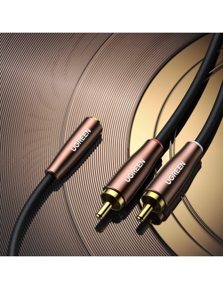 Adapterio kabelio garso kabelis 3,5 mm mini lizdas - 2x RCA kištukas, 5 m ruda
 
Adapterio kabelio garso kabelis 3,5 mm mini lizdas - 2x RCA kištukas, 5 m ruda