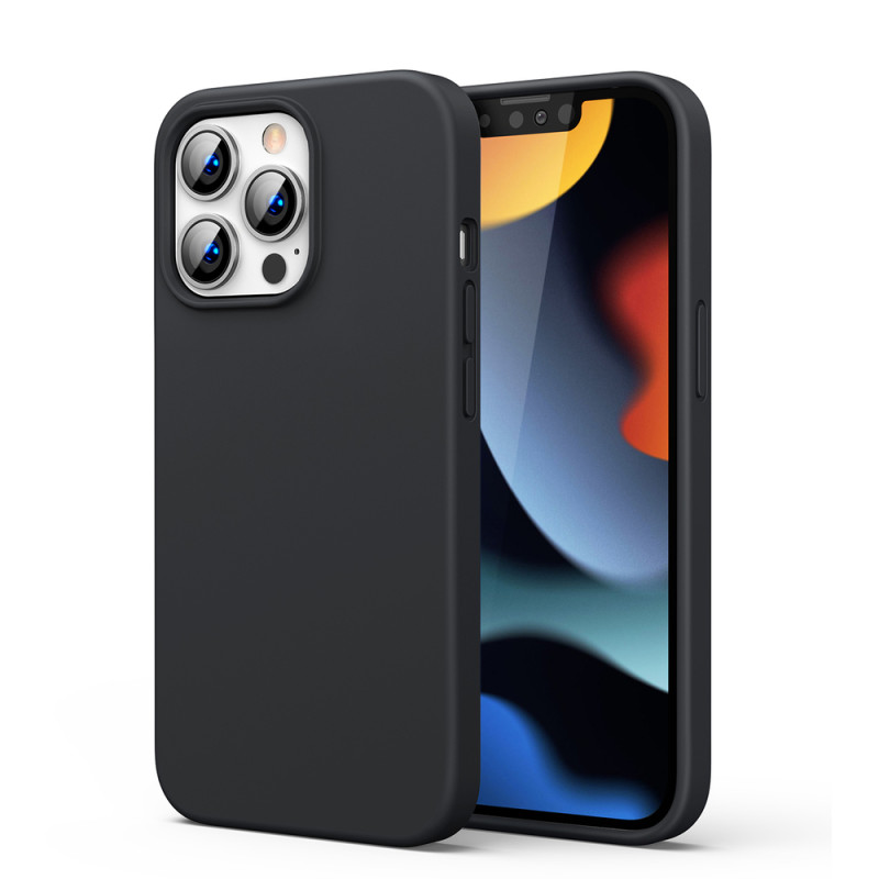 Guminis lankstus silikoninis dėklas iPhone 13 Pro juodas
Guminis lankstus silikoninis dėklas iPhone 13 Pro juodas