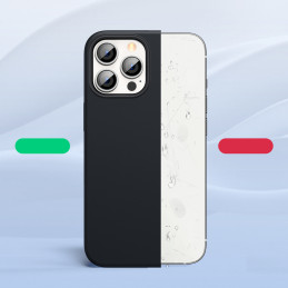 
Guminis lankstus silikoninis dėklas iPhone 13 Pro juodas
