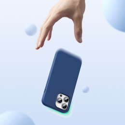 
Guminis lankstus silikoninis dėklas iPhone 13 Pro mėlynas
