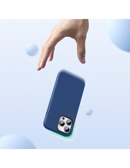 
Guminis lankstus silikoninis dėklas iPhone 13 Pro mėlynas
