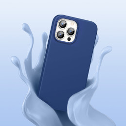 
Guminis lankstus silikoninis dėklas iPhone 13 Pro mėlynas
