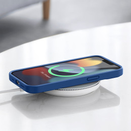 
Guminis lankstus silikoninis dėklas iPhone 13 Pro mėlynas

