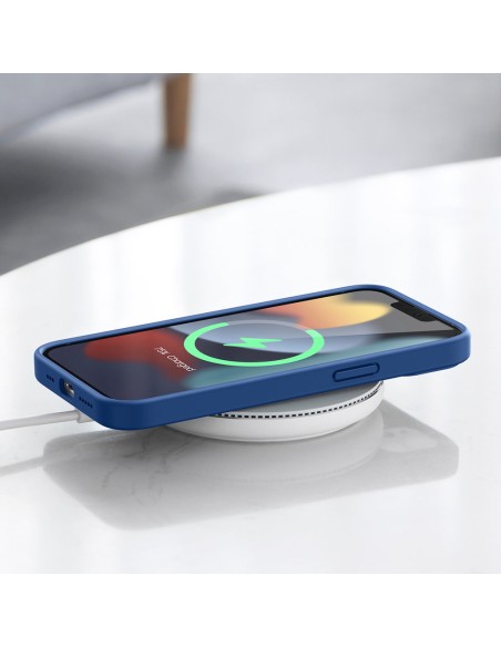 
Guminis lankstus silikoninis dėklas iPhone 13 Pro mėlynas
