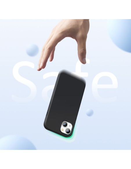 
Guminis lankstus silikoninis dėklo dangtelis iPhone 13 mini juodas
