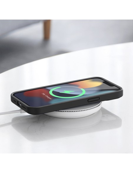 
Guminis lankstus silikoninis dėklo dangtelis iPhone 13 mini juodas
