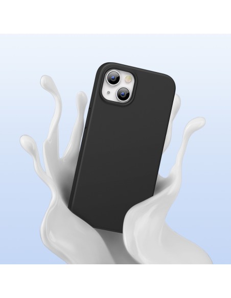 
Guminis lankstus silikoninis dėklo dangtelis iPhone 13 mini juodas
