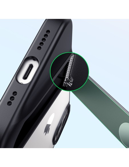 Tvirtas dėklas su gelio rėmeliu ir stovu iPhone 13, juodas
 
Tvirtas dėklas su gelio rėmeliu ir stovu iPhone 13, juodas