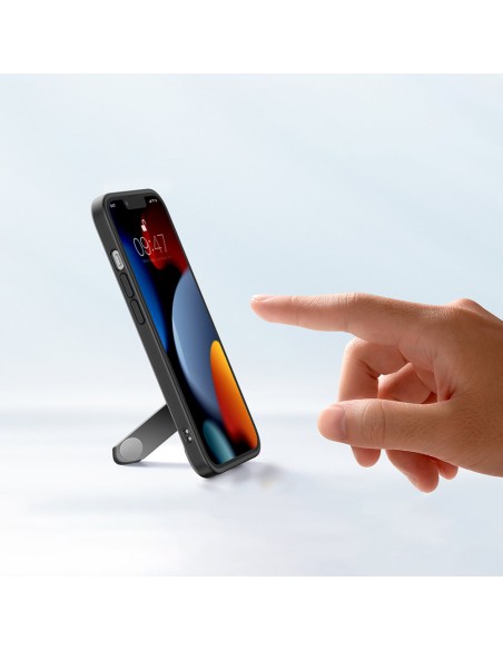 Tvirtas dėklas su gelio rėmeliu ir stovu iPhone 13 Pro, juodas
 
Tvirtas dėklas su gelio rėmeliu ir stovu iPhone 13 Pro, juodas