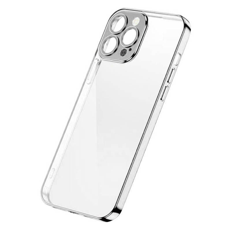 Dėklo dangtelis skirtas iPhone 13 Pro, korpusas su sidabriniu metaliniu rėmeliu
Dėklo dangtelis skirtas iPhone 13 Pro, korpusas su sidabriniu metaliniu rėmeliu